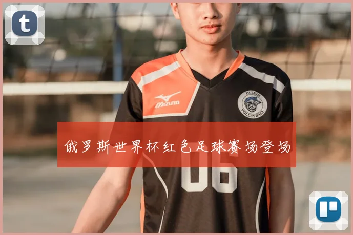 俄罗斯世界杯红色足球赛场登场