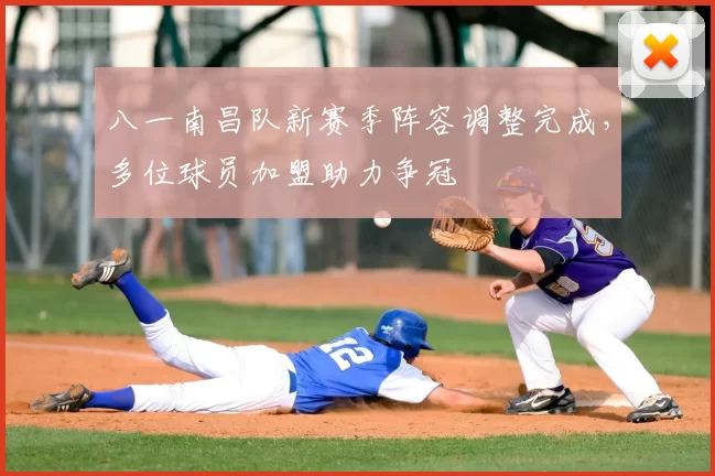 八一南昌队新赛季阵容调整完成，多位球员加盟助力争冠